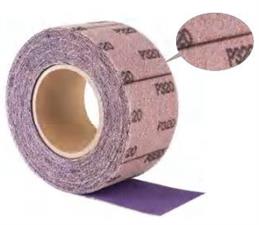 ROTOLO ABRASIVO A RETE VIOLA CERAMICA SU TESSUTO 12 mt gr 80