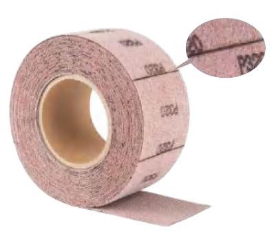 ROTOLO ABRASIVO A RETE MARRONE ALLUMINA SU TESSUTO 12 mt gr 80