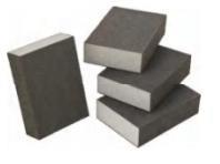 SPUGNA ABRASIVA A QUATTRO LATI - 98X120 - sp. 13 - BLU - gr 220