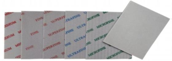 SPUGNA ABRASIVA MORBIDA PER FINITURA - 140X114 mm - ULTRA FINE