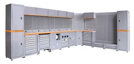 PARETE ATTREZZATA ANGOLARE COMPLETA