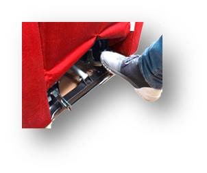 Polrona Elettrica MIMOSA 2 Motori Bracci Estrabili