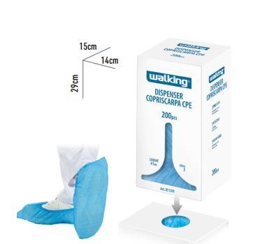 COPRISCARPE IN PRATICO DISPENSER - L 41 cm - P 3gr - 200PZ