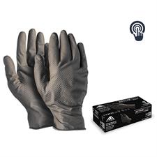 GUANTI IN NITRILE - 8,4 gr - 240 mm - COLOR NERO - TAGLIA M